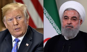 الرئيسان الإيراني حسن روحاني والأميركي دونالد ترمب