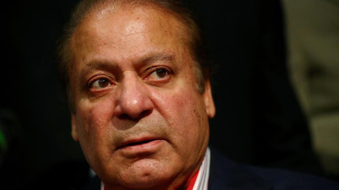Ousted Prime Minister of Pakistan, Nawaz Sharif, speaks during a news conference at a hotel in London. (File photo: Reuters)