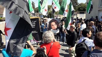 Activist Mai Skaf laid to rest in Paris flanked by Syrian Revolution flags