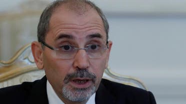 Jordanian Foreign Minister Ayman Safadi at a meeting in Moscow on July 4, 2018. (Reuters)