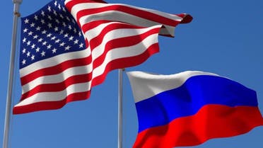 USA and RUSSIA flag