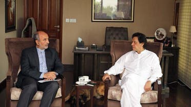 Imran Khan With Iranian Ambassador