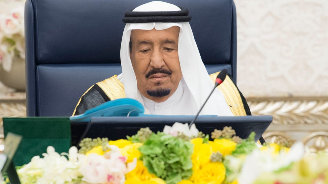 Saudi King Salman cabinet meeting NEOM canada. (SPA)