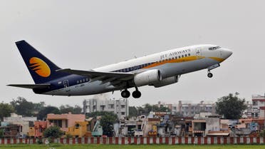 A Jet Airways passenger aircraft takes off from Ahmedabad airport on August 12, 2013. (Reuters)
