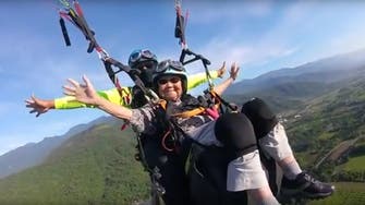 WATCH: A 93-year-old woman proves age is just a number, paraglides in Taiwan