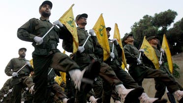 Hezbollah military parade 2 (AP)