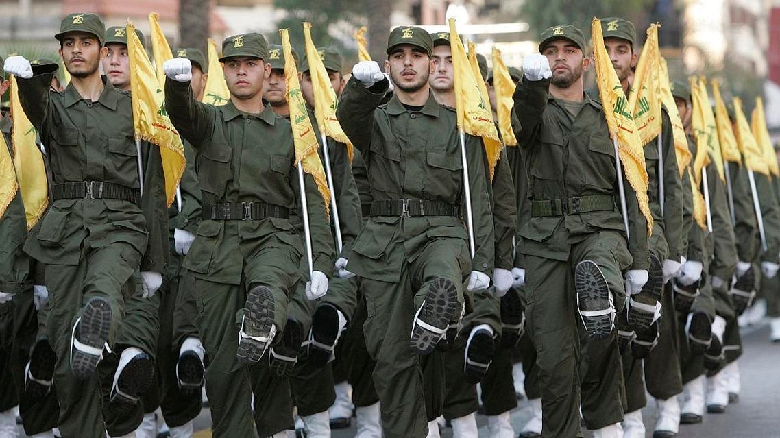 Hezbollah military parade 1 (AP)