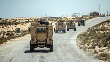 الجيش المصري شمال سيناء