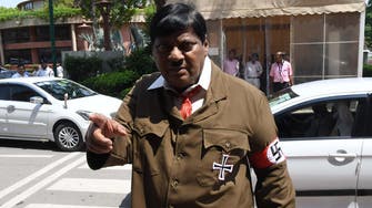 WATCH: Indian MP appears dressed as Hitler in protest against Modi