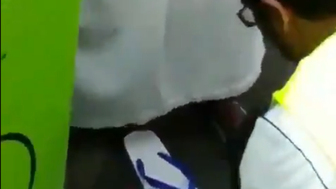 Hajj shoes. (Screen grab)