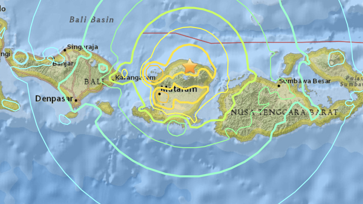 Magnitude 6.3 Earthquake Rocks Indonesia’s Lombok Island | Al Arabiya ...