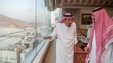 Saudi King Salman arrives in Mina, reassured of pilgrims’ comfort