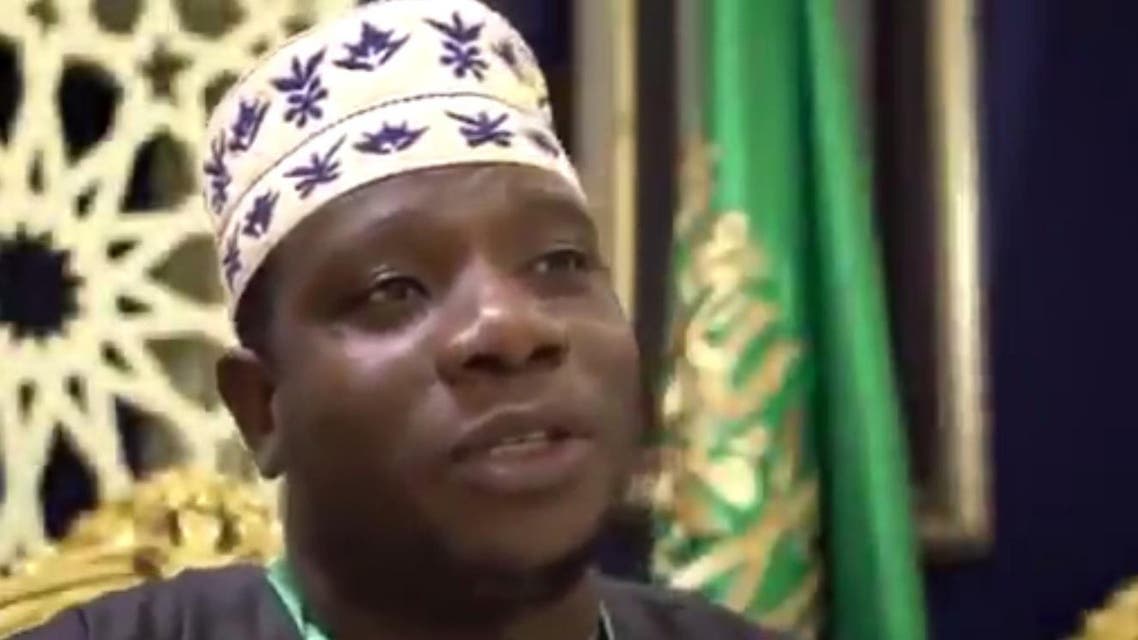 Hajj Adam said that last year and this year, he is the only pilgrim coming from the Democratic Republic of São Tomé and Príncipe. (Screengrab)
