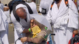 IN PICTURES: Heartwarming Hajj moments show pilgrims taking care of mother