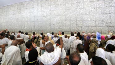 The first day they stone the devil is on the first day of Eid al-Adha. Then for the next three days, they symbolically stone the devil again. (AFP)