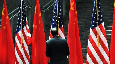 China and USA flags. (File photo: AFP)