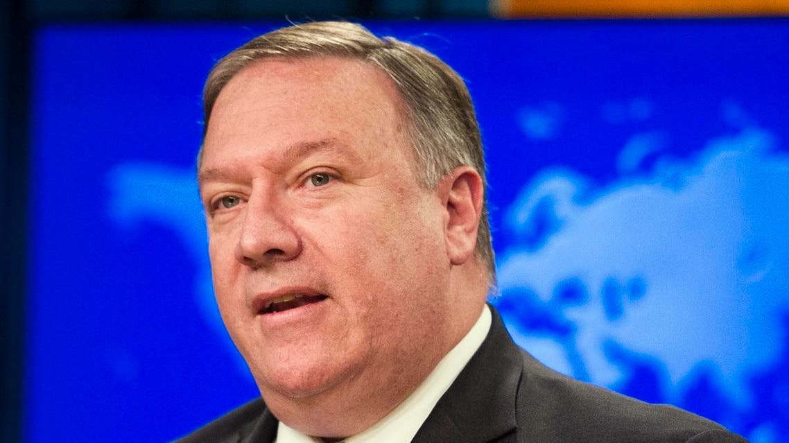 Secretary of State Mike Pompeo speaks at the State Department, in Washington. (AP)