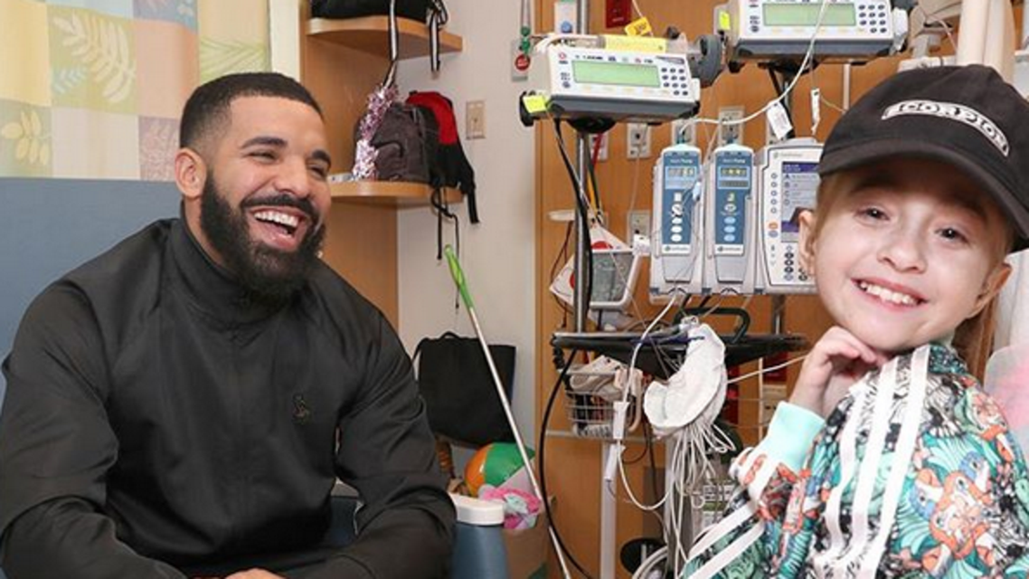 Drake and Sofia. (Instagram)