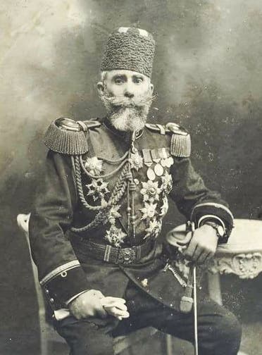 صورة للجنرال العثماني محمود شوكت باشا