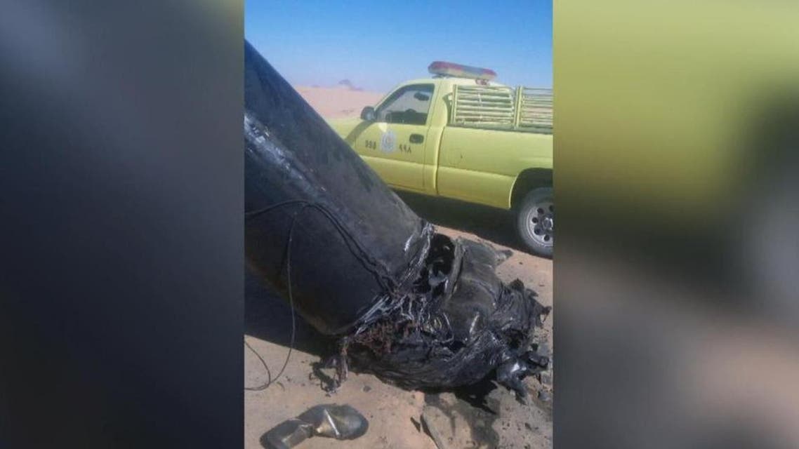 Houthi ballistic missile. (File photo)