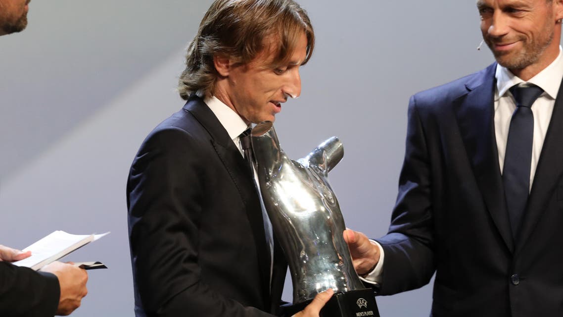 Modric UEFA. (AFP)