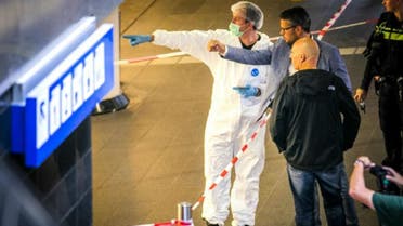 Dutch police said the man seemed to have randomly picked his two victims in the busy hall of Amsterdam central station at around midday. (AFP)