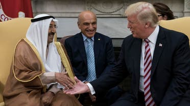 kuwait emir trump (AFP)