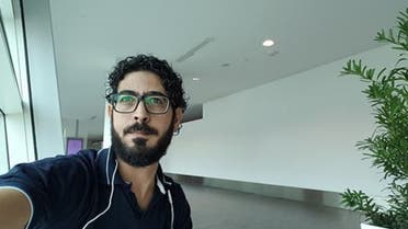 Hassan al-Kontar Syrian refugee in Kuala Lumpur airport. (screen grab)