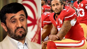 Iran’s Ahmadinejad on Twitter calls out the NFL over Colin Kaepernick