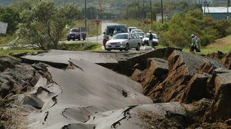 Houses engulfed in landslide after powerful quake hits Hokkaido, Japan