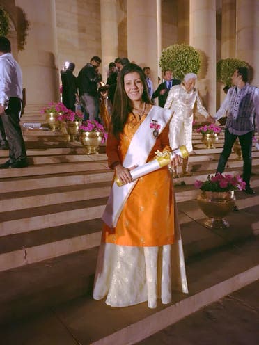 “I am very thankful for the trust Indian government has shown by giving me this award,” says Nouf Marwaai. (Supplied)