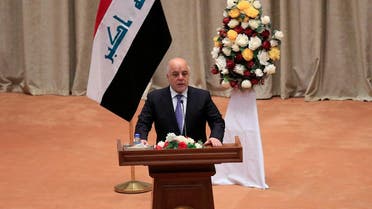 Iraqi Prime Minister Haider al-Abadi speaks during the first session of the new Iraqi parliament in Baghdad. (File photo: Reuters)