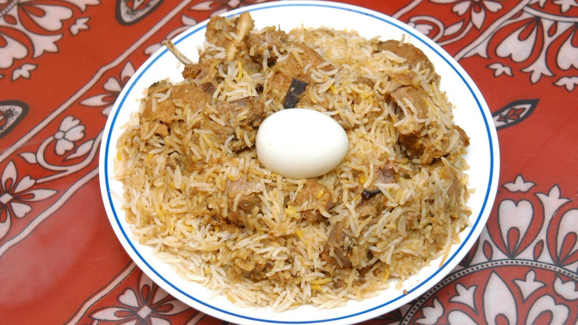 Hyderabadi Biryani is typically made with mutton or chicken and almost always accompanied by tangy chilly curry. (Supplied)