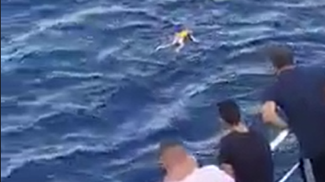 WATCH: Dead body floats in Mediterranean Sea near cruise ship | Al ...