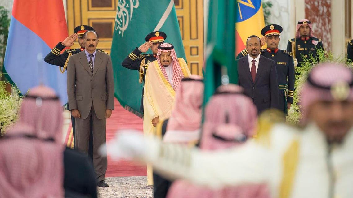 IN PICTURES: Historic Ethiopia-Eritrea peace accord signed in Jeddah main