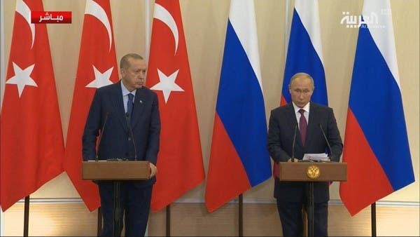 بوتين: اتفقت مع أردوغان على ضرورة بقاء سوريا موحدة