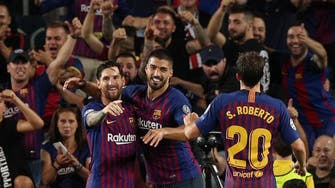  Messi hat trick gives Barcelona opening Champions League win