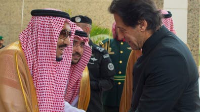 عمران خان کا قصر السلامہ پہنچنے پر شاندار خیر مقدم ، خادم الحرمین الشریفین سے ملاقات 