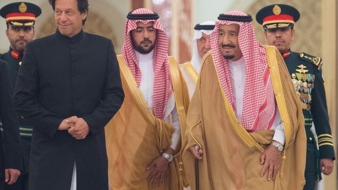 IN PICTURES: Saudi King Salman receives Pakistani Prime Minister Imran Khan