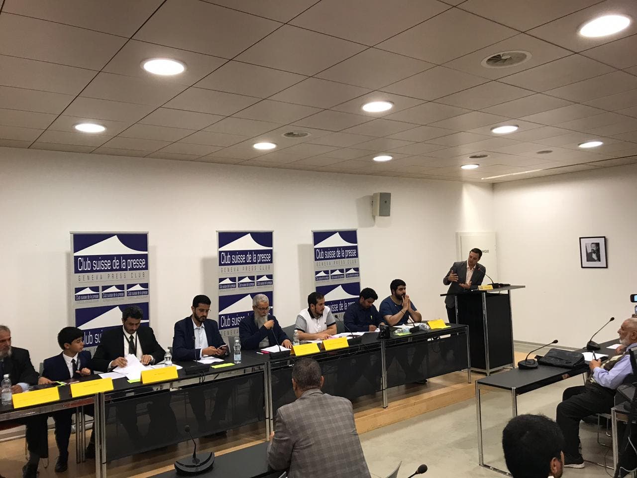 Qatari tribe holds Geneva presser, present evidence of govt rights violations