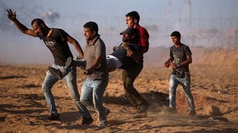 Gaza officials say Palestinian killed at border protest