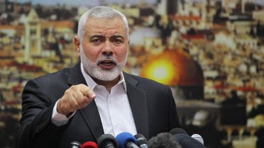 Hamas Chief Ismail Haniyeh. (File photo: AFP)