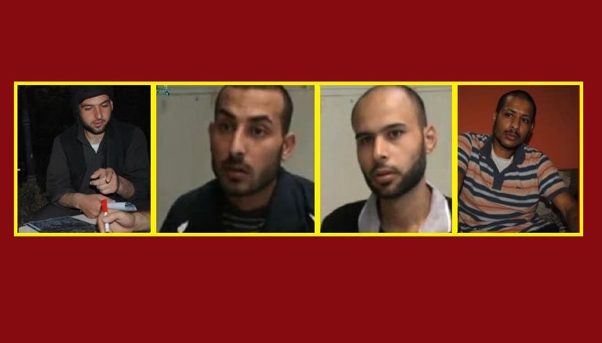 من اليمين.. موفق الجندلي ولؤي بللور وفواز بدران وحسان نصر الله