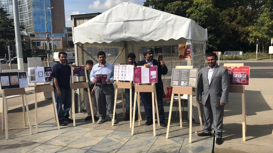 Al-Ghufran’s exhibition comes as part of a wider move by the tribe to reclaim its rights on the margins of the 39th session of the UN Human Rights Council. (Supplied)