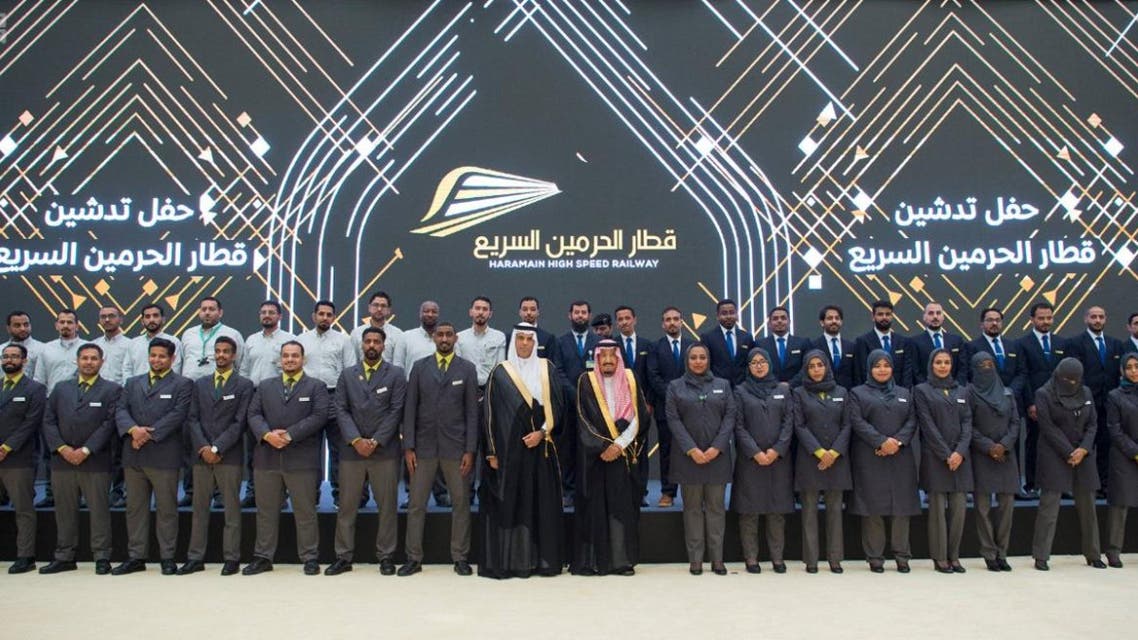 The train has been described as the biggest transportation project in the region. (SPA)