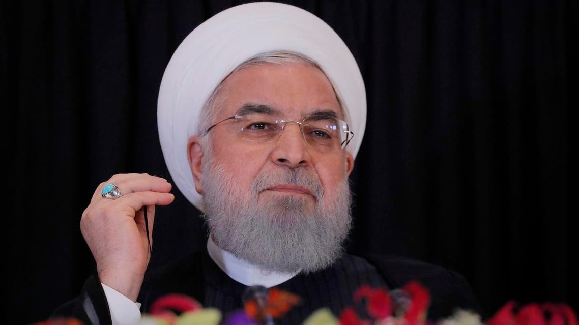 President Hassan Rouhani listens during a news conference on the sidelines of the of the United Nations General Assembly in New York on September 26, 2018. (Reuters)