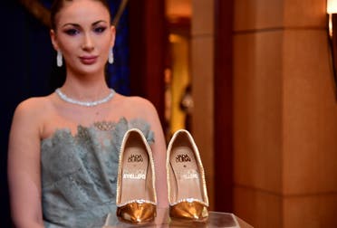 Jada Dubai diamond shoes (AFP)
