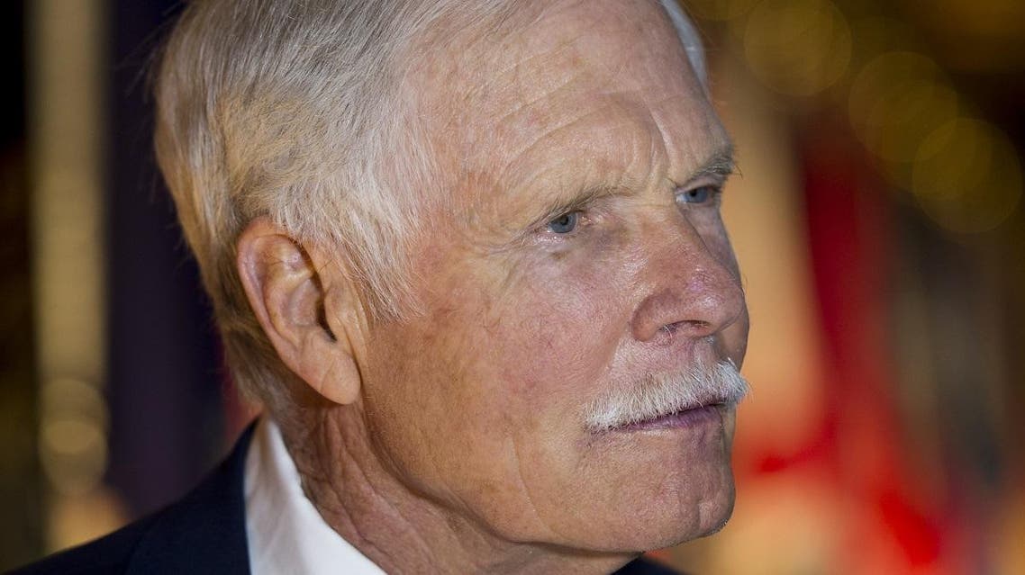 Ted Turner, founder of CNN, attends the Lone Sailor Awards Dinner at the National Building Museum in Washington, DC. (File photo: AFP)