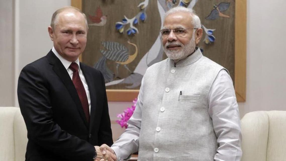 putin Modhi Russia India. (AFP)d