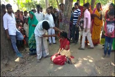 Bihar Police And Boy Xxx Video - Indian Muslim girl tied to tree, flogged 'for falling in love with Hindu boy'  | Al Arabiya English